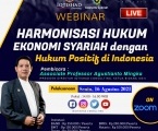 Webinar Nasional Iqtishad Consulting Harmonisasi Fikih Perbankan Syariah dengan Hukum Positif di Indonesia