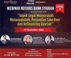 WEBINAR PELATIHAN NOTARIS BANK SYARIAH LEVEL 2: 