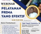 WEBINAR PELAYANAN PRIMA YANG EFEKTIF