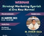 Webinar Strategi Marketing Syariah di Era New Normal