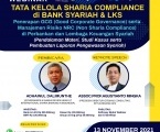 WEBINAR TATA KELOLA SHARIA COMPLIANCE DI BANK SYARIAH & LKS